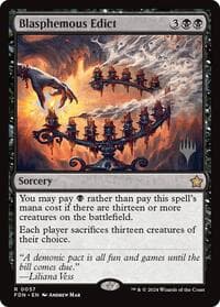 Blasphemous Edict from Promo Pack: Edge of Eternities
