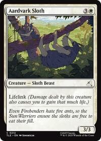 Aardvark Sloth (0212) from Avatar: The Last Airbender: Eternal-Legal