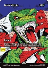 Beast Within (Borderless) from Marvel Universe Eternal-Legal