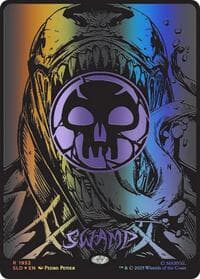 Swamp (1952) (Raised Foil) from Secret Lair Drop Series