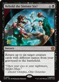 Behold the Sinister Six! from Prerelease Cards