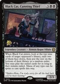 Black Cat, Cunning Thief from Prerelease Cards