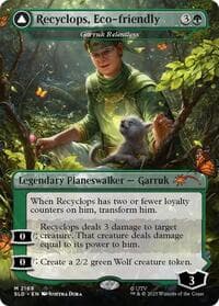 Recyclops, Eco-friendly - Garruk Relentless from Secret Lair Drop Series