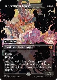 Bitterbloom Bearer (Borderless) (Serial Numbered) from Lorwyn Eclipsed