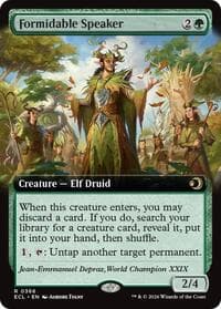 Formidable Speaker (Extended Art) from Lorwyn Eclipsed