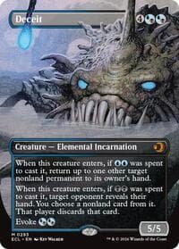 Deceit (Borderless) from Lorwyn Eclipsed