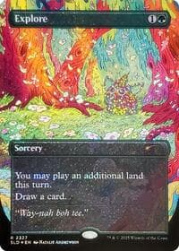 Explore (2327) (Confetti Foil) from Secret Lair Drop Series