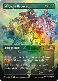 A Realm Reborn (Borderless) (Chocobo Track Foil) from FINAL FANTASY