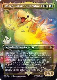 Choco, Seeker of Paradise (Borderless) (Chocobo Track Foil) from FINAL FANTASY