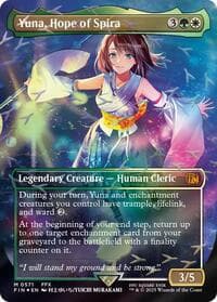 Yuna, Hope of Spira (Borderless) (Chocobo Track Foil) from FINAL FANTASY
