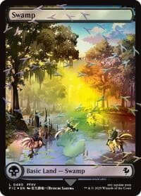 Swamp (Chocobo Track Foil) from Commander: FINAL FANTASY