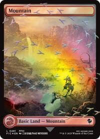 Mountain (Chocobo Track Foil) from Commander: FINAL FANTASY