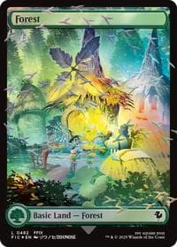 Forest (Chocobo Track Foil) from Commander: FINAL FANTASY