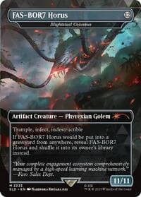 FAS-BOR7 Horus - Blightsteel Colossus from Secret Lair Drop Series
