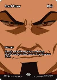 Cruel Tutor (Borderless) from Avatar: The Last Airbender: Eternal-Legal