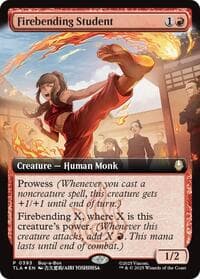Firebending Student (Extended Art) from Buy-A-Box Promos