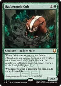 Badgermole Cub from Avatar: The Last Airbender