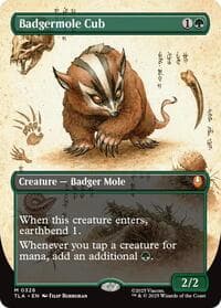 Badgermole Cub (Borderless) from Avatar: The Last Airbender