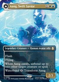 Aang, Swift Savior (0298) (Borderless) from Avatar: The Last Airbender
