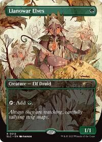 Llanowar Elves from Secret Lair Countdown Kit