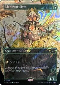 Llanowar Elves (Halo Foil) from Secret Lair Countdown Kit