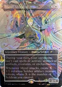 Myrel, Shield of Argive (Halo Foil) from Secret Lair Countdown Kit