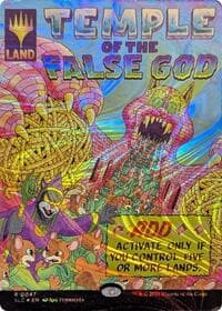 Temple of the False God (Halo Foil) from Secret Lair Countdown Kit