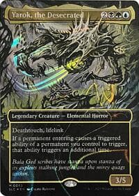 Yarok, the Desecrated (Halo Foil) from Secret Lair Countdown Kit