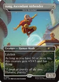 Aang, Ascendant Airbender - Serra Ascendant from Secret Lair Drop Series