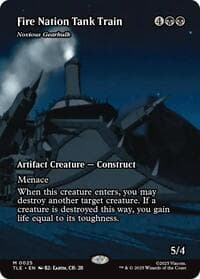 Fire Nation Tank Train - Noxious Gearhulk (Borderless) from Avatar: The Last Airbender: Eternal-Legal