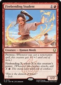 Firebending Student from Prerelease Cards