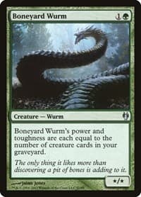 Boneyard Wurm from Duel Decks: Izzet vs. Golgari
