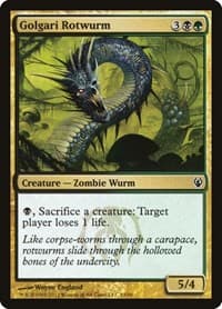Golgari Rotwurm from Duel Decks: Izzet vs. Golgari
