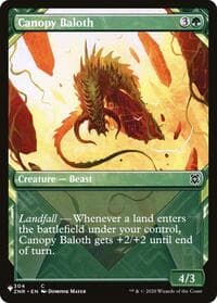 Canopy Baloth (Showcase) from The List Reprints