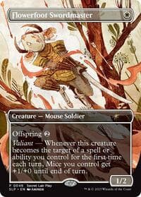 Flowerfoot Swordmaster from Secret Lair Showdown