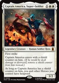 Captain America, Super-Soldier from Marvel Super Heroes