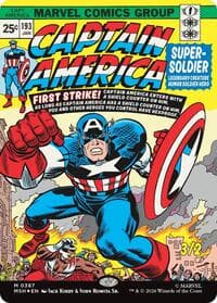 Captain America, Super-Soldier (Borderless) (0387) from Marvel Super Heroes