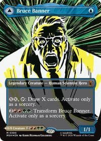 Bruce Banner (Borderless) (0390) from Marvel Super Heroes