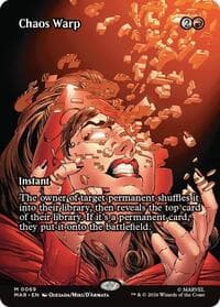Chaos Warp (Borderless) from Marvel Universe Eternal-Legal