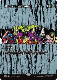 Heroic Intervention (0078) (Borderless) from Marvel Universe Eternal-Legal