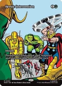 Heroic Intervention (0080) (Borderless) from Marvel Universe Eternal-Legal