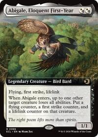 Abigale, Eloquent First-Year (Extended Art) from Lorwyn Eclipsed