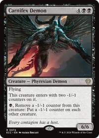 Carnifex Demon from Commander: Lorwyn Eclipsed