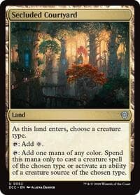 Secluded Courtyard from Commander: Lorwyn Eclipsed