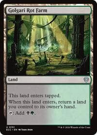 Golgari Rot Farm from Commander: Lorwyn Eclipsed