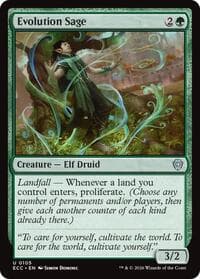Evolution Sage from Commander: Lorwyn Eclipsed
