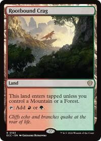 Rootbound Crag from Commander: Lorwyn Eclipsed