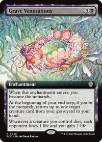 Grave Venerations (Extended Art) from Commander: Lorwyn Eclipsed