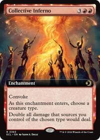 Collective Inferno (Extended Art) from Lorwyn Eclipsed