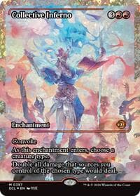 Collective Inferno (Showcase) (Fracture Foil) from Lorwyn Eclipsed